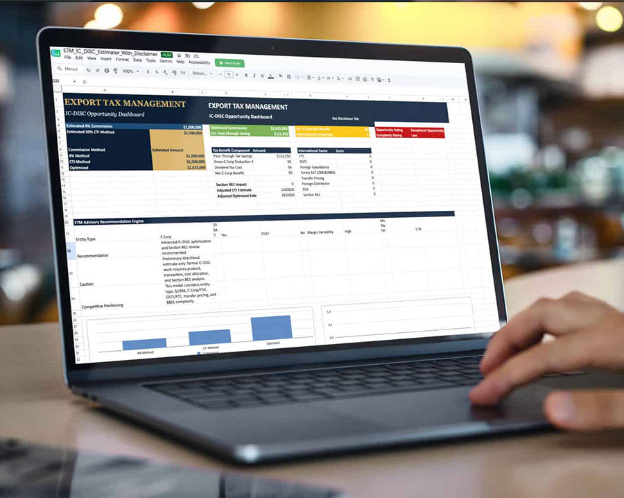 CPA using ic-disc calculator
