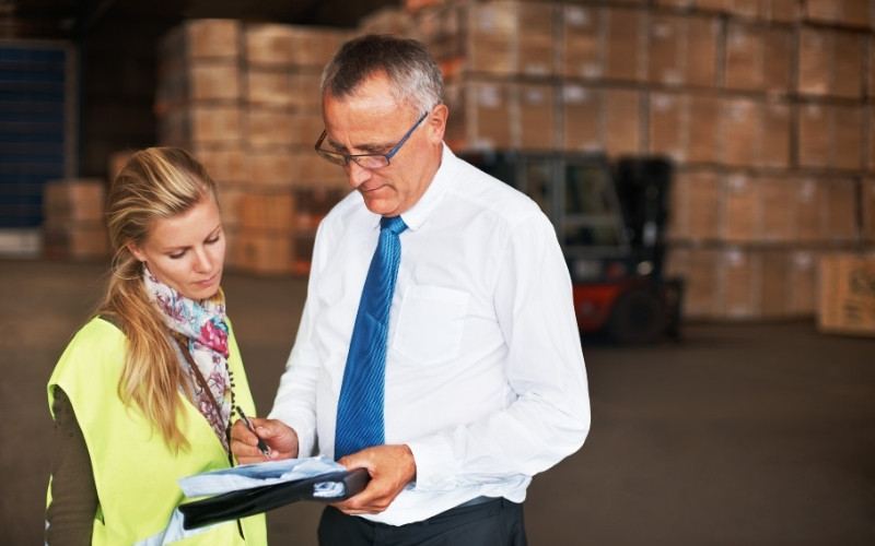 Indirect export documentation verifying products shipped to international markets